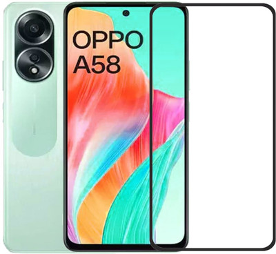 LILLIPUT Tempered Glass Guard for Oppo A58 4G(Pack of 1)