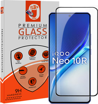 STP FEEL Tempered Glass Guard for IQOO Neo 10R 5G Premium Screen Protector Guard with Easy Installation Kit(Pack of 1)