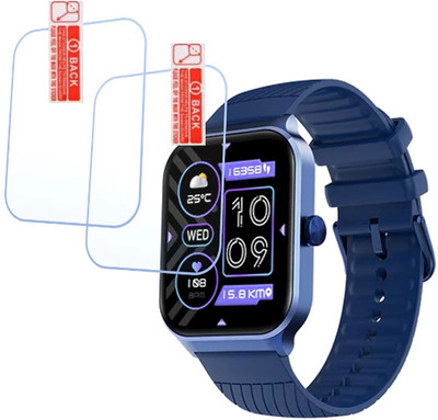 MUTAALI Tempered Glass Guard for Noise ColorFit Canvas smart watch(Pack of 2)