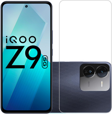 ojucase Tempered Glass Guard for iQOO Z9 5G, iQOO Z9(Pack of 1)