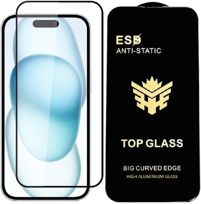 Solomon Tempered Glass Guard for Apple iPhone 14 Pro Max Anti-Static Dust & Scratch Proof Full Glue, HD Clear Screen Protector(Pack of 1)