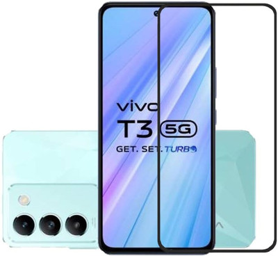 Bodoma Edge To Edge Tempered Glass for Vivo T3 5G/Vivo Y200E 5G(Pack of 1)