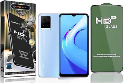 FAIYER BEAT Tempered Glass Guard for Premium high definition Tempered Glass For vivo y21t (high definition finish,Pack Of 1) Advanced gaming high definition Full Screen Coverage Screen Protector for vivo y21t(Pack of 1)
