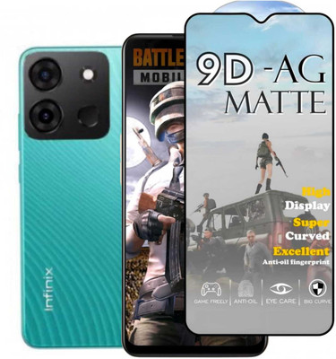 FAIYER BEAT Tempered Glass Guard for Premium matte Tempered Glass For infinix smart 7(matte finish,Pack Of 1) Advanced gaming matte Full Screen Coverage Screen Protector for infinix smart 7(Pack of 1)