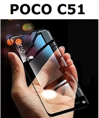 AKSHUD Tempered Glass Guard for POCO C51(Pack of 1)
