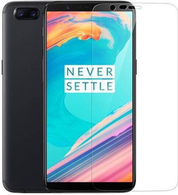 kmPPoWeR Tempered Glass Guard for OnePlus 5T(Pack of 1)