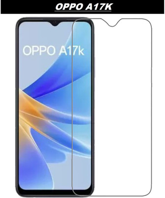 AKSHUD Tempered Glass Guard for OPPO A17K(Pack of 1)