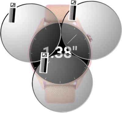 DB Tempered Glass Guard for NOISE FIT CREW SMART WATCH TEMPERED GLASS ( PACK OF 3)(Pack of 3)
