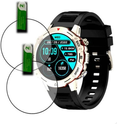 DB Tempered Glass Guard for FIRE - BOLTT GRANADE 1.39 SMART WATCH TEMPERED GLASS (PACK OF 2)(Pack of 2)