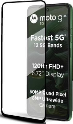 vmt stock Tempered Glass Guard for Motorola G35 5G, Motorola G35, Moto G35 5G, Moto G35(Pack of 1)