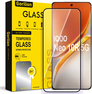 Gorilion Tempered Glass Guard for IQOO Neo 10R 5G(Pack of 1)