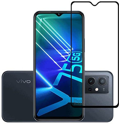 EITANSHA CREATION Edge To Edge Tempered Glass for Vivo Y75 5G(Pack of 1)