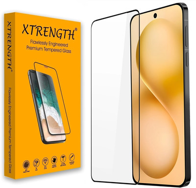 XTRENGTH Tempered Glass Guard for Vivo X200 FE, vivo X200 FE, Vivo X200 FE 5G, Premium Military Grade Gorilla Screen Guard, with Easy Installation Kit(Pack of 1)