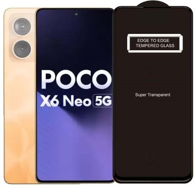 A-Allin1 Tempered Glass Guard for POCO X6 Neo 5G(Pack of 1)
