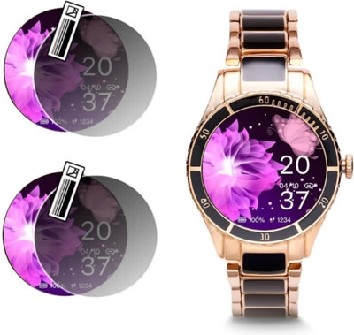 KHWABEEDA Tempered Glass Guard for VIBEZ BY LIFE LONG CACIA SMART WATCH (PACK OF 2)(Pack of 2)