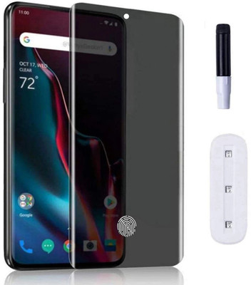 VZZR Tempered Glass Guard for Motorola Edge 60 Pro, Moto Edge 60 Pro, Motorola Edge 60 Pro 5G - Anti Spy Privacy Tempered Glass, Camera Cut, Fingerprint Working(Pack of 1)
