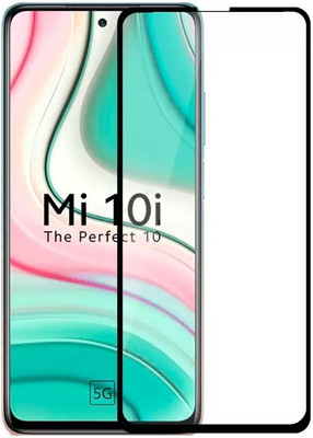 ankSONline Tempered Glass Guard for Xiaomi Mi 10i, Edge to Edge Full Coverage(Pack of 1)