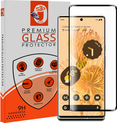 STP FEEL Tempered Glass Guard for Google Pixel 6 Pro 5G, Advanced Black Border Screen Protector Guard(Pack of 1)