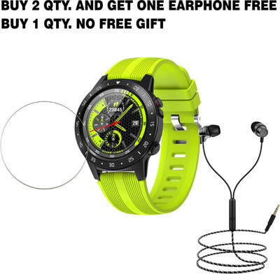 SOMTONE Tempered Glass Guard for M7s Smart Watch BUY 2 QTY AND GET ONE EARPHONE FREE(Pack of 1)