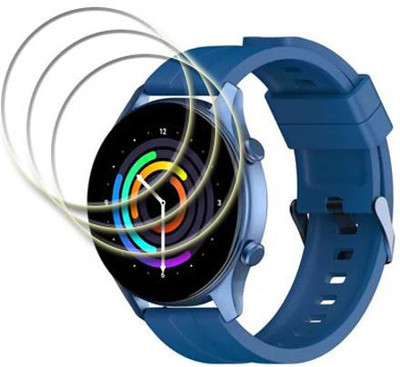 MUTAALI Tempered Glass Guard for Noise NoiseFit Evolve 2 Play smartwatch(Pack of 3)