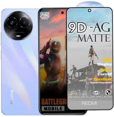 FAIYER BEAT Tempered Glass Guard for Premium matte Tempered Glass For realme 11x 5g(matte finish,Pack Of 1) Advanced gaming matte Full Screen Coverage Screen Protector for realme 11x 5g(Pack of 1)
