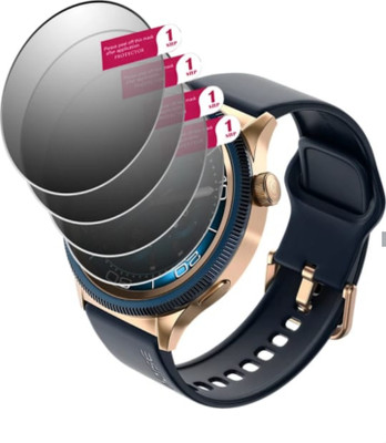 DOWRVIN Tempered Glass Guard for NOISEFIT HALO 2 SMART WATCH TEMPERED GLASS (PACK OF 4)(Pack of 4)