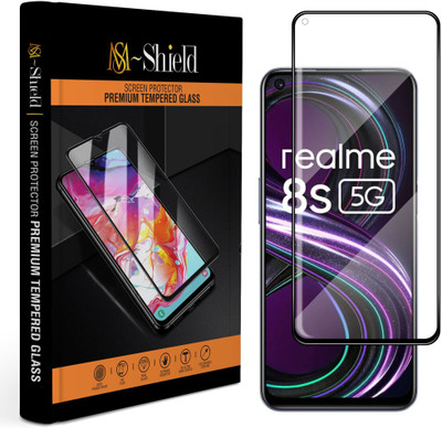 MS-Shield Tempered Glass Guard for Realme 8s 5G(Pack of 1)