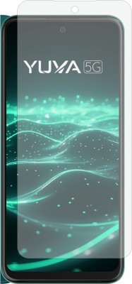 Fasheen Tempered Glass Guard for Lava Yuva 5G(Pack of 1)