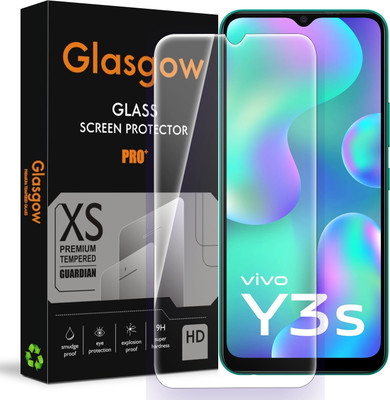 Glasgow Edge To Edge Tempered Glass for Vivo Y3s (2021)(Pack of 1)