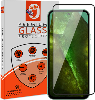 STP FEEL Tempered Glass Guard for Oppo A59 5G Premium Screen Protector Guard with Easy Installation Kit(Pack of 1)