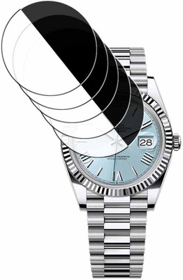 daffin Tempered Glass Guard for rolex day-date 40 in platinum(Pack of 5)