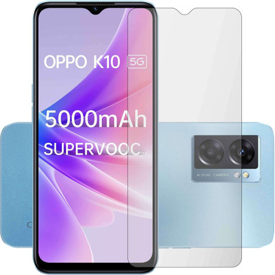 HQ Protection Tempered Glass Guard for Oppo K10 5G, K10 5G, Oppo A77, Oppo A57(Pack of 1)