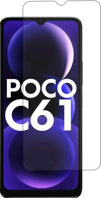 VAlight Tempered Glass Guard for POCO C61, poco c61(Pack of 1)