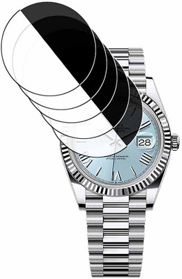 daffin Tempered Glass Guard for rolex day-date 40 in platinum(Pack of 5)