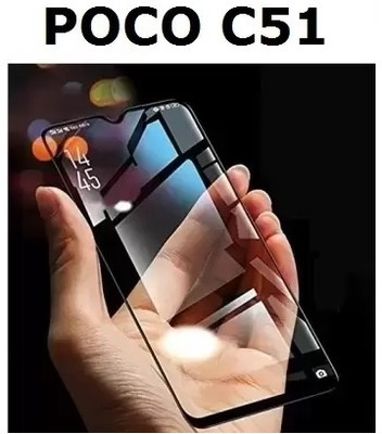 GLOBALCASE Tempered Glass Guard for POCO C51(Pack of 1)