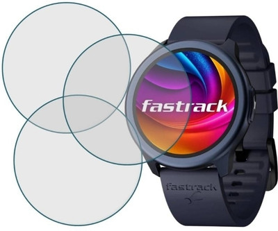 DOWRVIN Tempered Glass Guard for FASTRACK REVOLTT FR1 1.39 SMART WATCH ( PACK OF 3)(Pack of 3)
