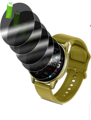 DB Tempered Glass Guard for PTRON REFLECT FLASH 1.32 SMART WATCH TEMPERED GLASS (PACK OF 5)(Pack of 5)
