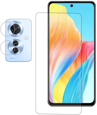 ISAAK Tempered Glass Guard for OPPO F25 Pro 5G Tempered Glass & Camera Lens Protector (Combo Pack)(Pack of 2)