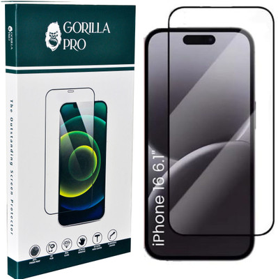 GORILLA PRO Tempered Glass Guard for Apple iPhone 16(Pack of 1)