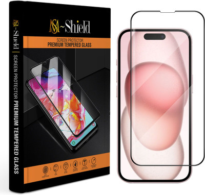 MS-Shield Tempered Glass Guard for Apple iPhone 15(Pack of 1)
