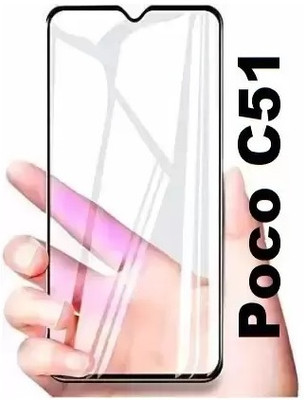 GLOBALCASE Tempered Glass Guard for POCO C51(Pack of 1)