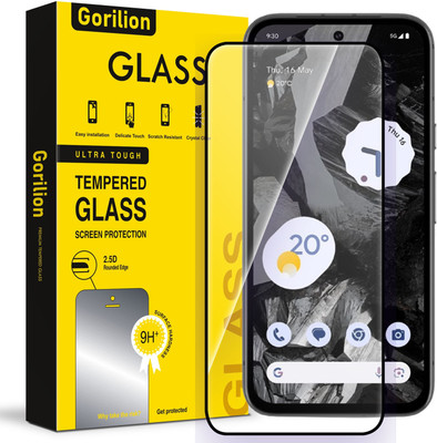 Gorilion Tempered Glass Guard for Google Pixel 8a 5G(Pack of 1)