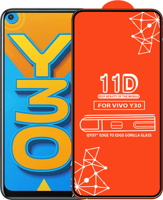 Qyist Tempered Glass Guard for Vivo Y30(Pack of 1)