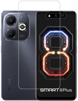 KMPERED Tempered Glass Guard for Infinix Smart 8 Plus, INFINIX SMART 8 PLUS(Pack of 1)