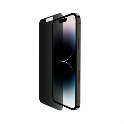 leeon Tempered Glass Guard for iPhone 14 Pro Max (D+ Privacy)(Pack of 1)