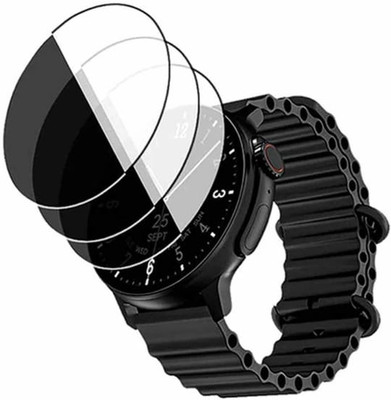 DOWRVIN Tempered Glass Guard for BOAT LUNAR TIGON SMART WATCH TEMPERED GLASS (PACK OF 3)(Pack of 3)