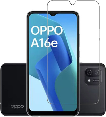 NKCASE Tempered Glass Guard for OPPO A16E(Pack of 1)