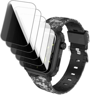 DOWRVIN Tempered Glass Guard for ALT HUSTLE PRO SMART WATCH SCREEN GUARD ( PACK OF 5)(Pack of 5)