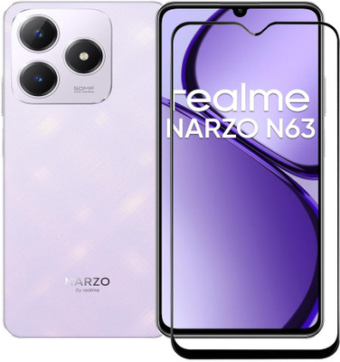 BRENZZ Tempered Glass Guard for Realme Narzo N63, realme Narzo N63(Pack of 1)