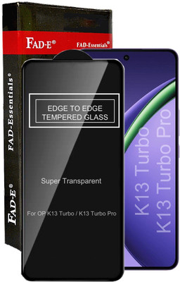 FAD-E Tempered Glass Guard for Oppo K13 Turbo 5G, Oppo K13 Turbo Pro 5G(Pack of 1)